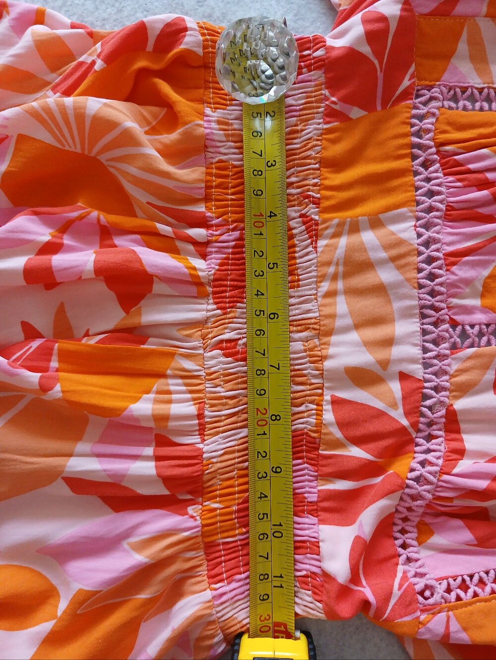 Abel The Label Rumi Maxi Dress in Orange and Pink Tropical Floral Anthropologie - Picture 13 of 15